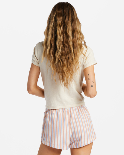 2 Road Trippin Elastic Waist Shorts Purple ABJNS00100 Billabong