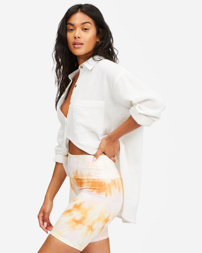 2 Biker Babe Shorts White ABJNS00126 Billabong
