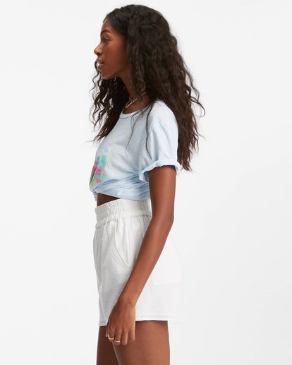 1 Love To Lounge Elastic-Waist Shorts White ABJNS00208 Billabong