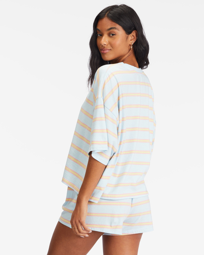 2 Feeling Free High-Waisted Knit Shorts Blue ABJNS00218 Billabong
