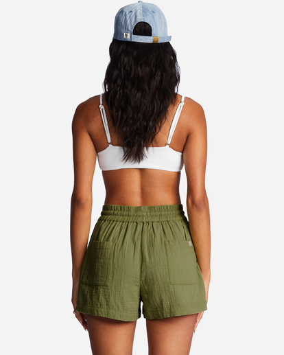 2 Day Tripper Elastic Waist Shorts Green ABJNS00241 Billabong