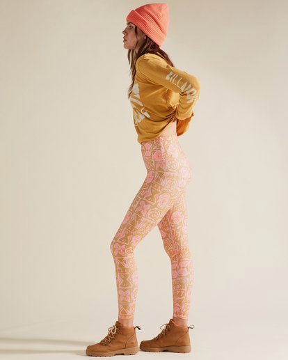2 A/Div Adventure Legging High-Waisted Leggings Pink ABJPT00105 Billabong