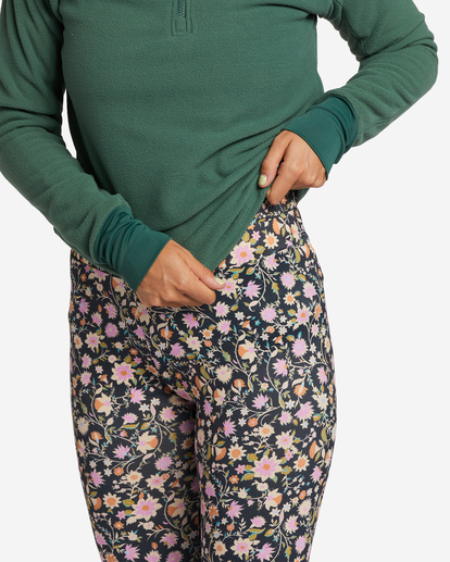 6 A/Div Warm Up Tech Leggings Black ABJPT00109 Billabong