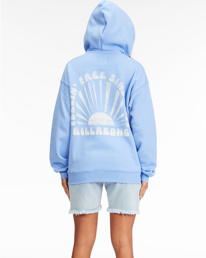 2 Its The Little Things Graphic Hoodie Blue ABJSF00308 Billabong