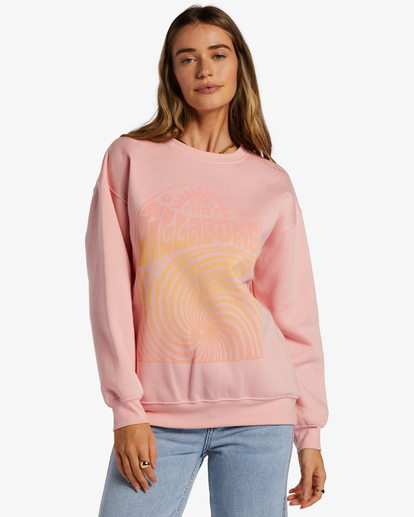 0 Stay Wavy Sweatshirt Pink ABJSF00464 Billabong