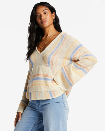 0 Baja Beach Hooded Sweater Purple ABJSW00125 Billabong
