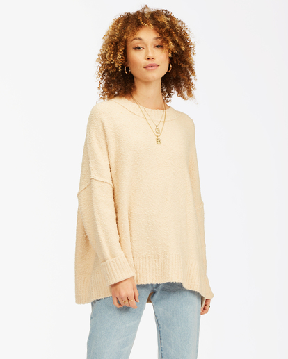 Oversized crewneck clearance sweater