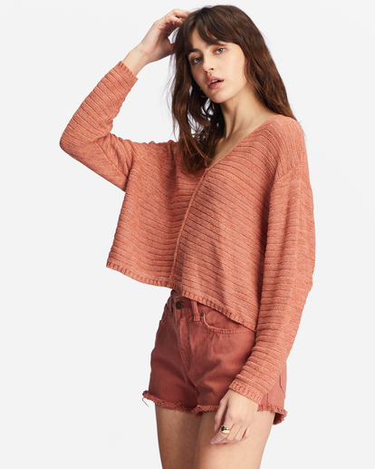 1 Every Day Pullover Sweater Brown ABJSW00198 Billabong
