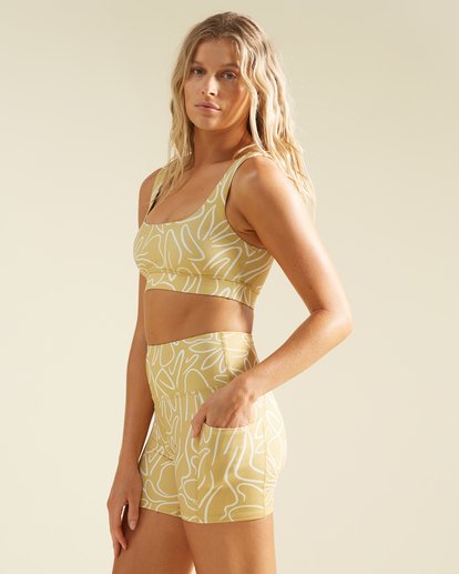 7 A/Div Summit Bra Tank Top Beige ABJTO00103 Billabong