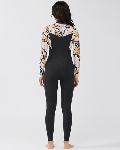 2 3/2 Salty Dayz Chest Zip Full Wetsuit Black ABJW100121 Billabong
