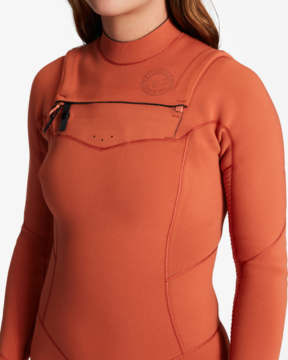 4 3/2mm Salty Dayz - Wetsuit met een Borstrits voor Dames Orange ABJW100121 Billabong