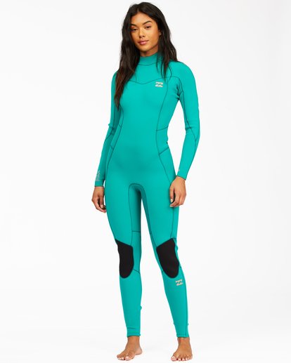 0 3/2 Synergy Back Zip Full Wetsuit Blue ABJW100132 Billabong