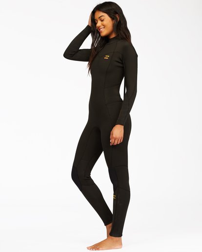 1 4/3 Synergy Back Zip Full Wetsuit Black ABJW100133 Billabong