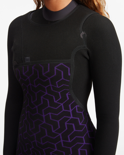 4 3/2 Furnace Natural Zipper Less Steamer Wetsuit Black ABJW100136 Billabong