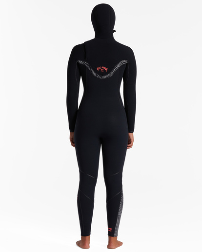 2 5/4 Furnace Chest Zip Hooded Wetsuit Black ABJW200104 Billabong