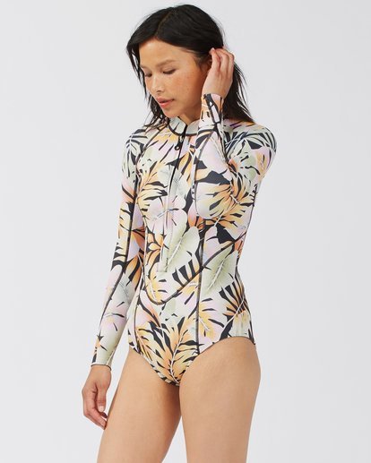 1 2/2 Salty Dayz Long Sleeve Spring Suit Black ABJW400100 Billabong