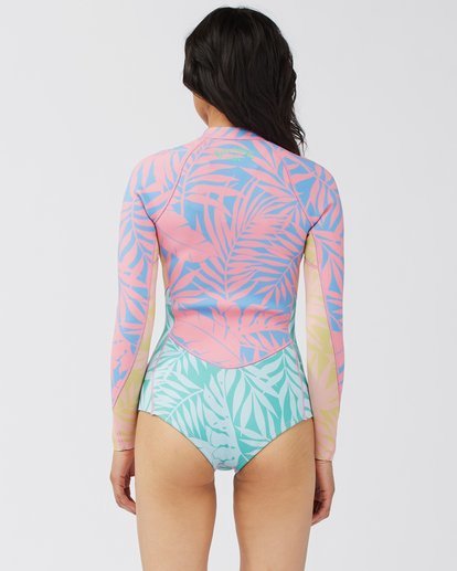 4 2/2 Salty Dayz Long Sleeve Spring Suit Pink ABJW400100 Billabong