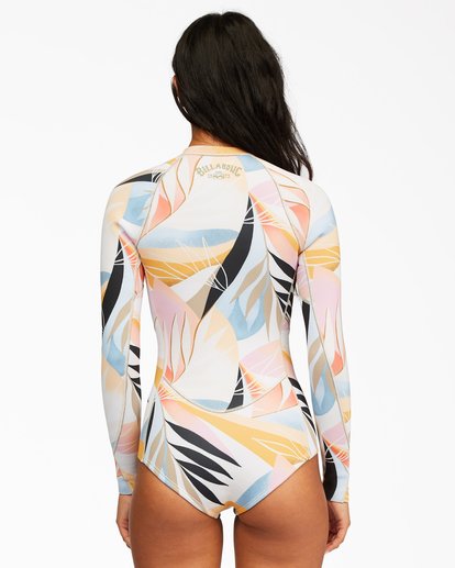 3 2/2 Salty Dayz Long Sleeve Spring Suit Red ABJW400100 Billabong