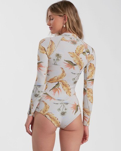 2 2/2 Salty Dayz Long Sleeve Spring Suit White ABJW400100 Billabong