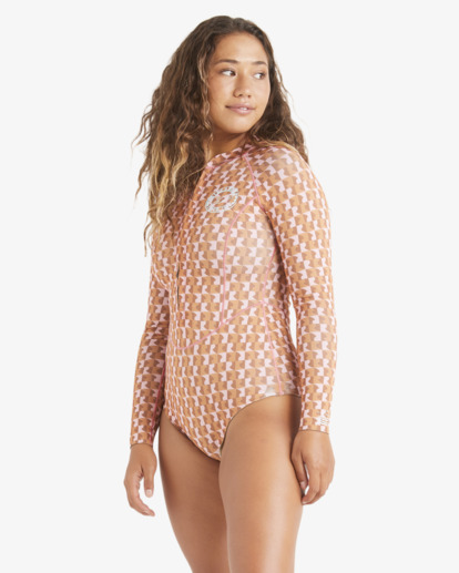 2 Salty Dayz Light Long Sleeve Springsuit Brown ABJW400121 Billabong