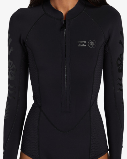 3 1 mm Coral Gardeners Light Long Sleeve Springsuit Black ABJW400125 Billabong