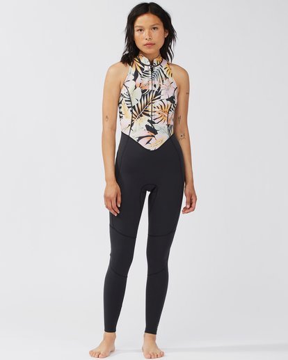 0 2/2 Salty Jane Long Jane Wetsuit Black ABJW700100 Billabong