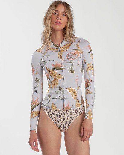 1 1mm Peeky Wetsuit Jacket White ABJW800100 Billabong