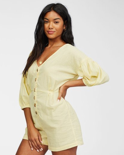 1 Sun Valley Romper Yellow ABJWD00235 Billabong