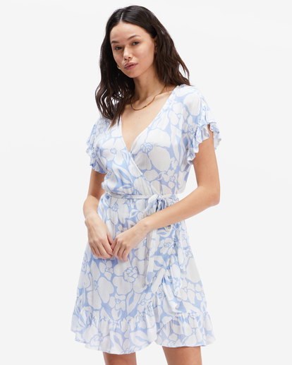 1 Wrap And Roll Woven Dress Black ABJWD00247 Billabong