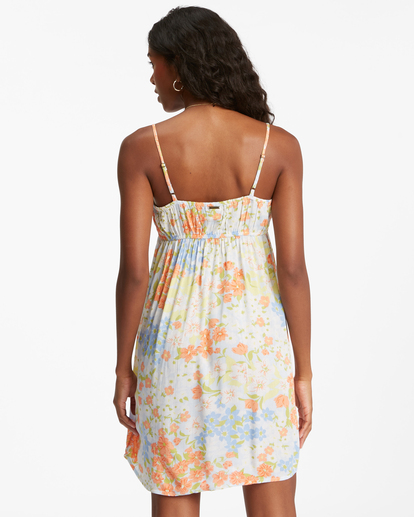 2 Feelin Blue Mini Slip Dress White ABJWD00249 Billabong
