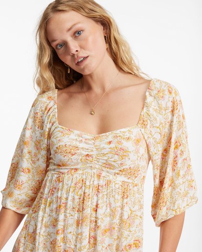 4 Swept Away Midi Dress White ABJWD00327 Billabong