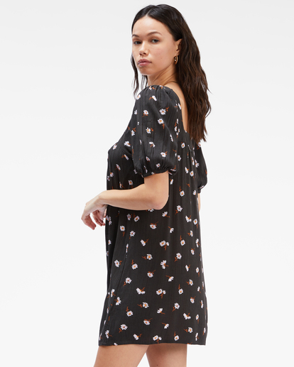 2 Bay Side Babydoll Dress Black ABJWD00337 Billabong
