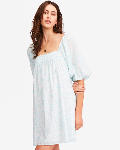 2 Floral Fields Babydoll Dress Black ABJWD00376 Billabong