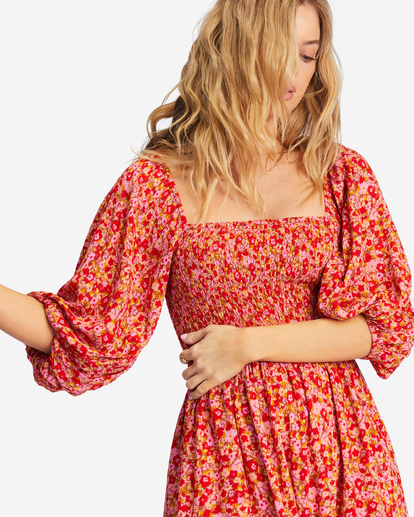 3 Paradise Days Mini Dress Pink ABJWD00555 Billabong