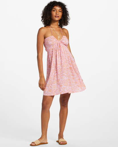 1 Happy Hour - Vestido Mini para Mujer Rosa ABJWD00561 Billabong