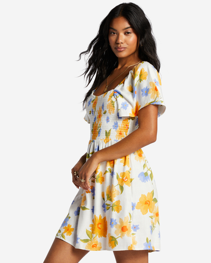 1 Sweet Side Mini Dress White ABJWD00597 Billabong
