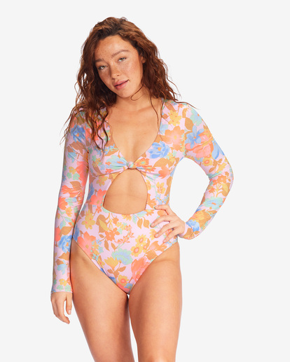 6 Pick Me Up Long Sleeve Swimsuit Multicolor ABJWR00185 Billabong