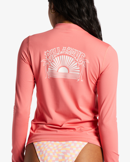 5 Core Long Sleeve UPF 50 Rashguard Orange ABJWR00230 Billabong