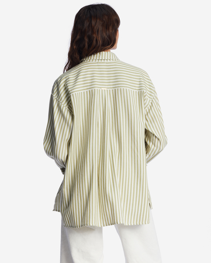 2 In The Tide Road Trippin Long Sleeve Shirt Green ABJWT00382 Billabong