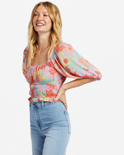 3 Keep Dreaming - Crop Top for Women Pink ABJWT00412 Billabong