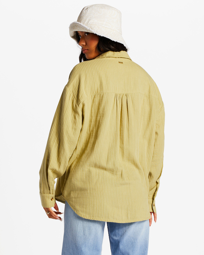 2 Right On Long Sleeve Shirt Green ABJWT00413 Billabong