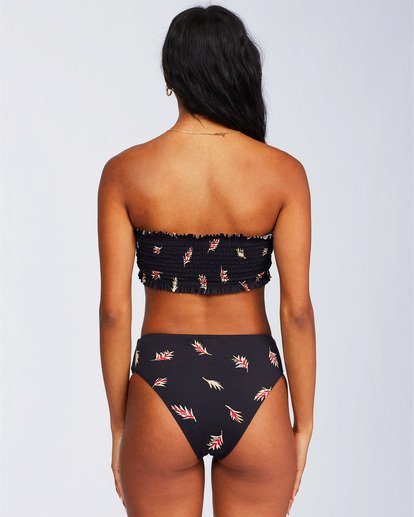 4 Falling Light Smocked Tube Bikini Top Black ABJX300128 Billabong
