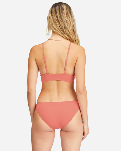 2 Sol Searcher V-Neck Cami Bikini Top Pink ABJX300131 Billabong