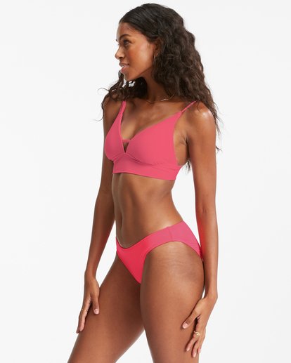 2 Sol Searcher V-Neck Cami Bikini Top Pink ABJX300131 Billabong