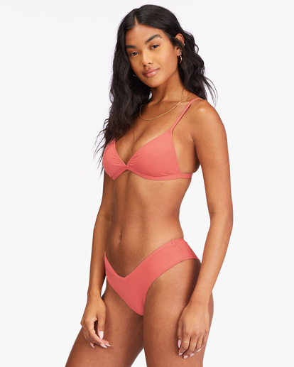 1 Sol Searcher Ceci Triangle Bikini Top Pink ABJX300134 Billabong