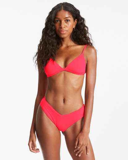 0 Sol Searcher Ceci Triangle Bikini Top Pink ABJX300134 Billabong