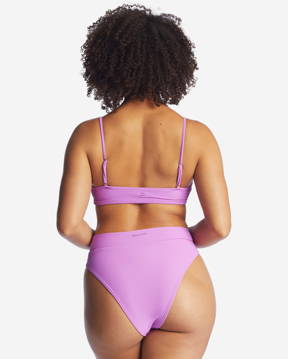 1 Tanlines Avery Mini Scoop-Neck Bikini Top Purple ABJX300444 Billabong