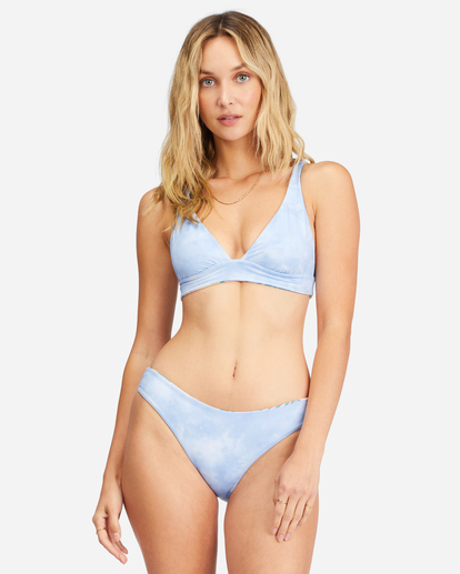 6 Rides And Tides Banded Triangle Reversible Bikini Top Multicolor ABJX300610 Billabong