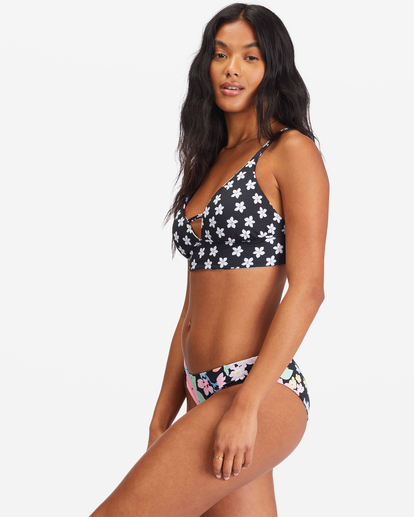 2 Feelin Tropical V-Neck Cami Reversible Bikini Top Multicolor ABJX300656 Billabong