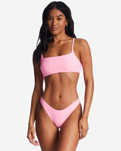 0 Tanlines Zoe Crop Bikini Top Pink ABJX300768 Billabong